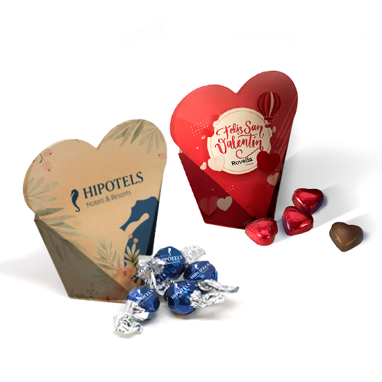 HEART BOX - With 6 chocolates