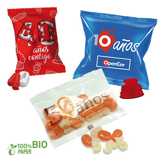 10g/20g bag of 3D gummy candies