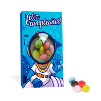 Boîte à sphères avec bonbons