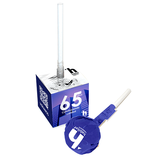 Cube with Lollipop «chupa»