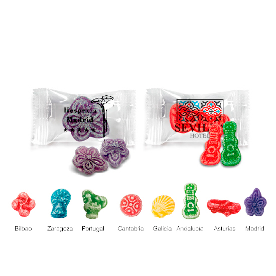 3D regional candies made according to your idea