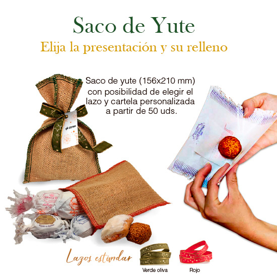 Presentación saco de yute