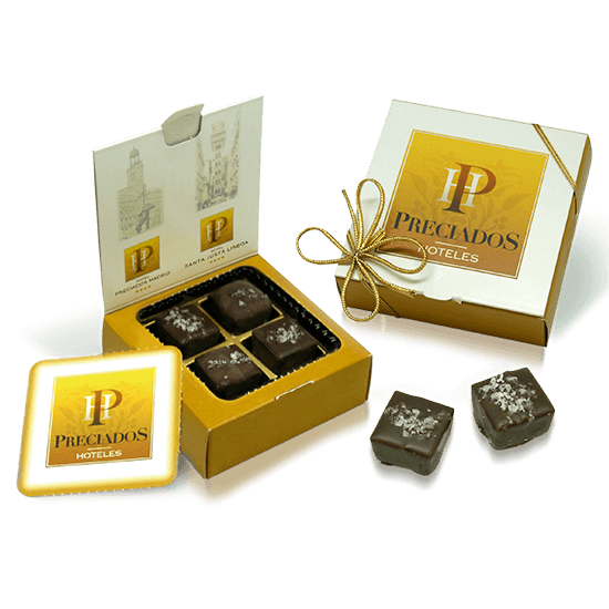 TEAR OFF BOX - With 4 artisan chocolates