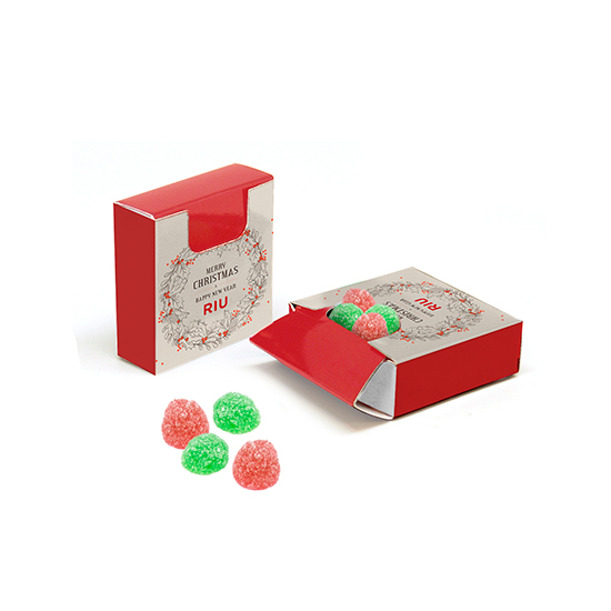 Caja dispensadora navideña de perlas