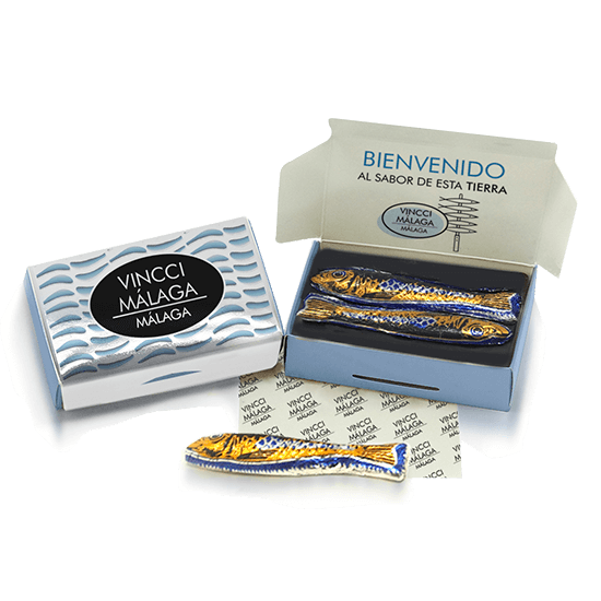 Caja de sardinas de chocolate