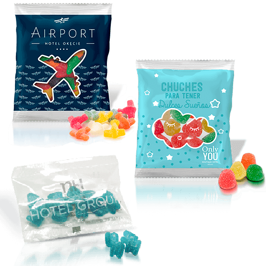 CANDY BAGS with 10, 20 or 40g of sweets