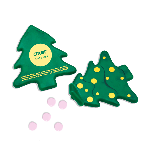 Distributeur boîte mints de Noël