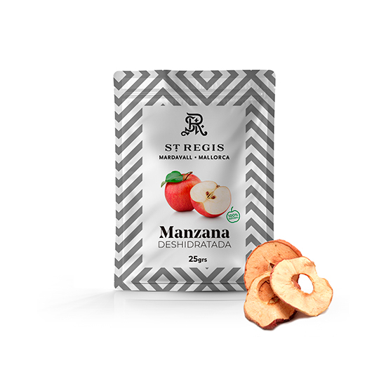 Bolsa con chips de 100% manzana deshidratada