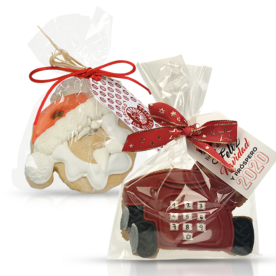 Galleta artesanal creativa 3D de navidad