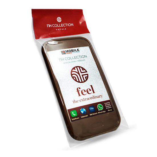 Bag with chocolate phone