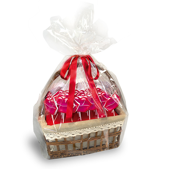 Candy lollipops basket