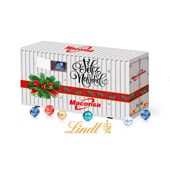Calendrier de l’Avent conteneur