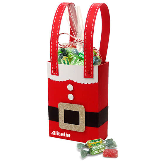 Sachet Père Noël avec des bonbons