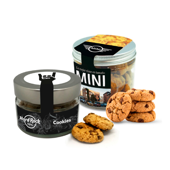 250ml Jar with mini cookies