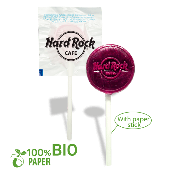 2D Lollipop with BIODEGRADABLE paper