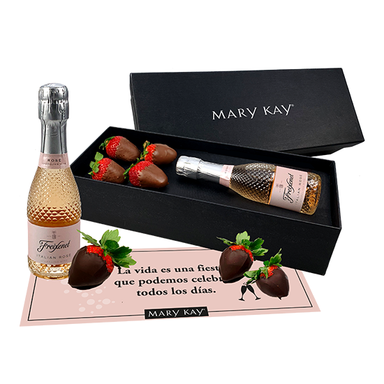 Caja Fresas y Cava