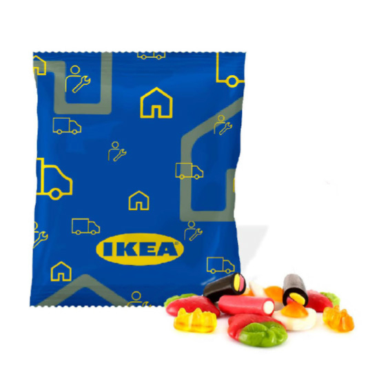 100g sachet of mix of sweets/cocktail
