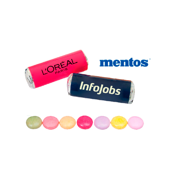 Tube of mini mentos