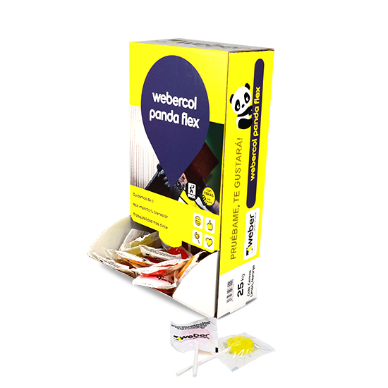 Dispenser with lollipops