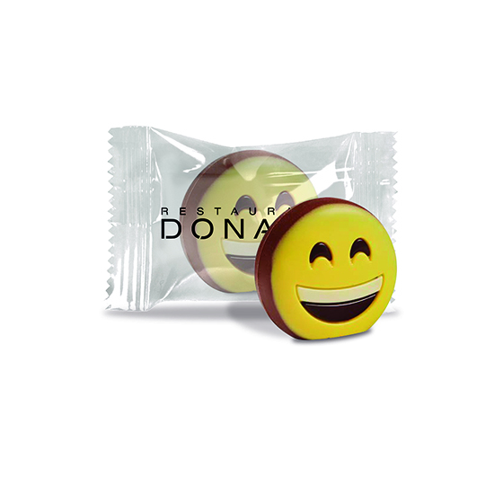 Emoji sonrisa en flowpack