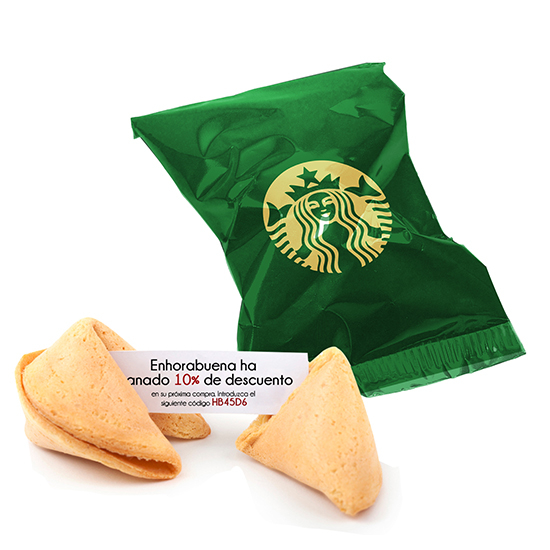 Promotional fortune cookie