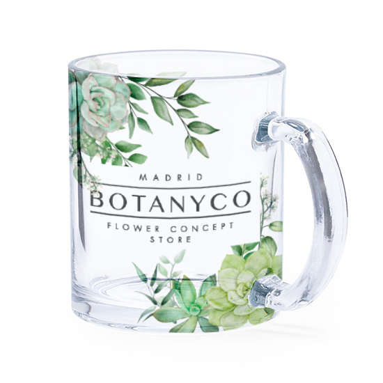 Taza de cristal de 350 ml