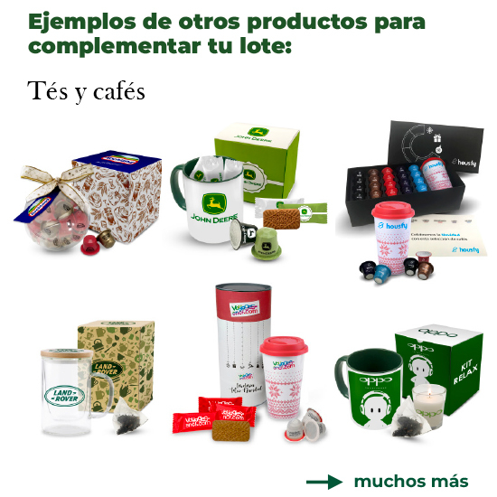 Tés y cafés escójalos para complementar su lote