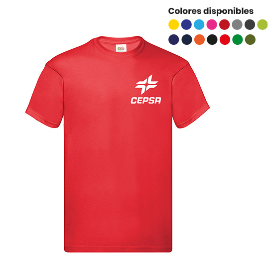 Camiseta para adulto original T de 100% algodón de varios colores