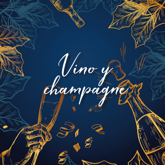 Vino y champagne