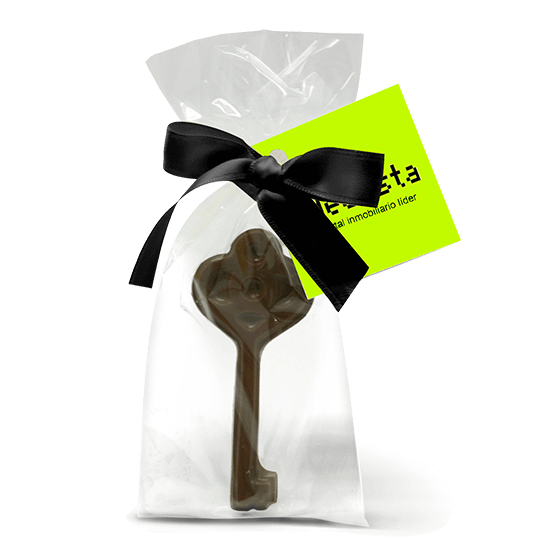 Bag with piece of chocolate 3D