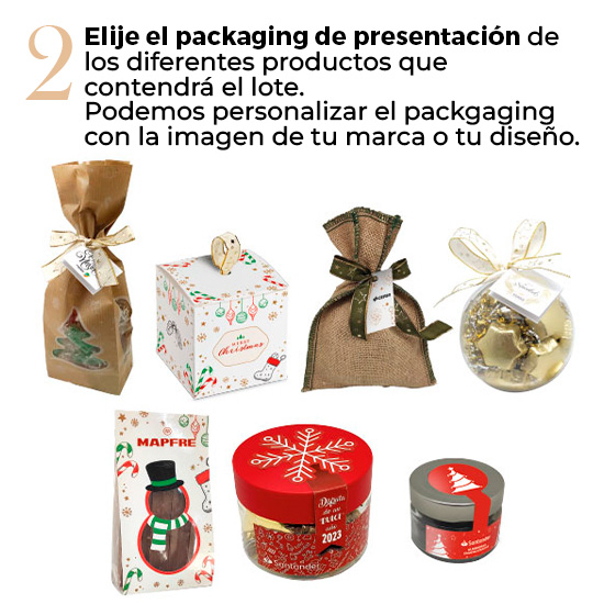 2- Choose the presentation packaging