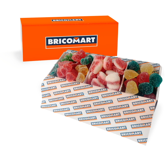 Box with 3 gummy assortments