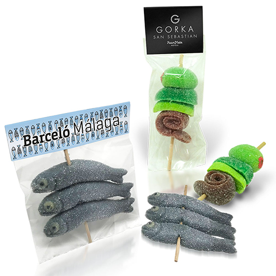 3D creative rubber skewer