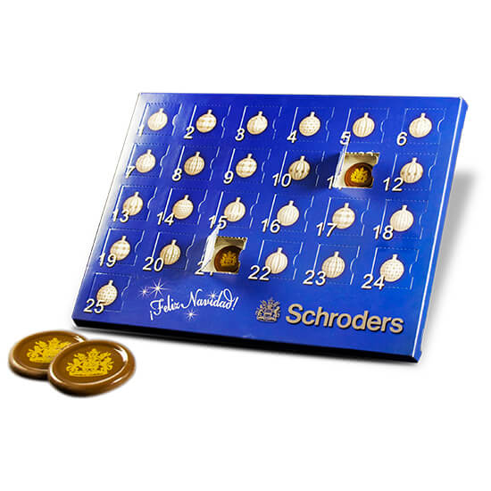 Chocolate token calendar