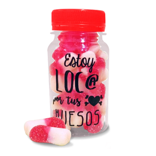 Valentine´s pill jars