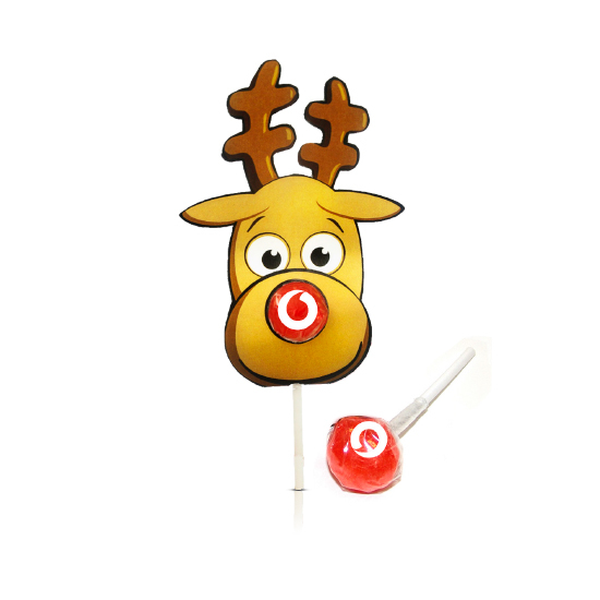 Rudolph lollipop