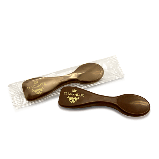 Customizable chocolate spoon