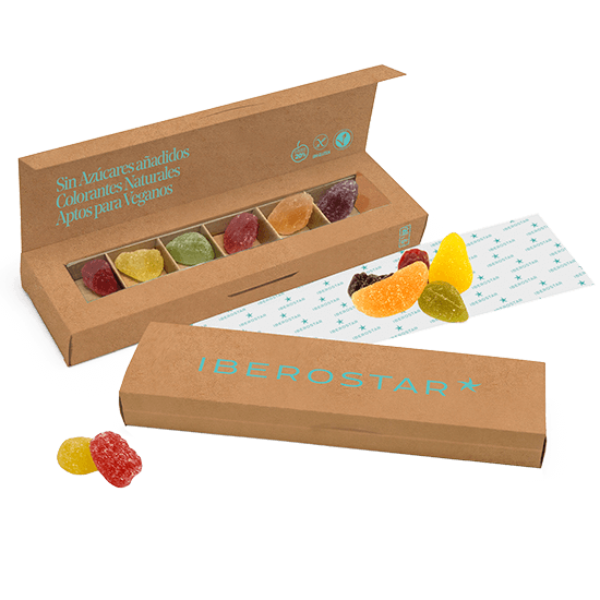 COFFRET KRAFT AUX 6 PECTINES