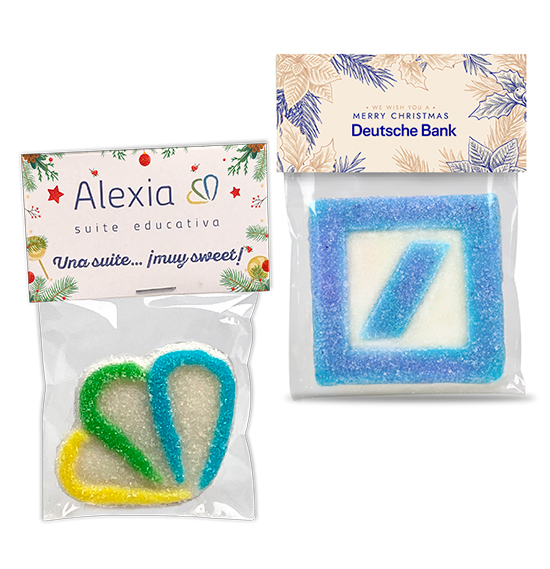 Sachet avec des bonbons 3D créatifs