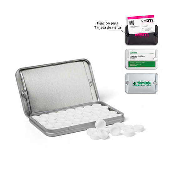Card holder with mints