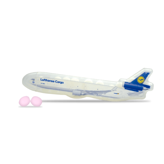 Distributeur boîte mints avion