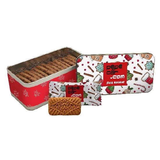 Coffre avec 14 biscuits caramélisés