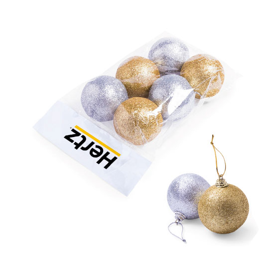 Set adornos bolas de Navidad