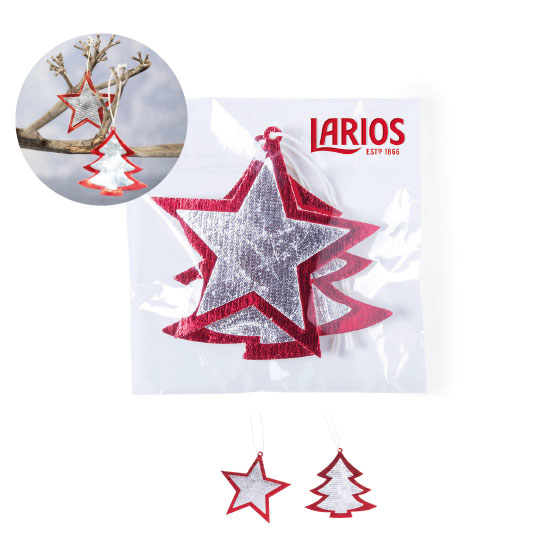 Set de adornos tejidos sin tejer