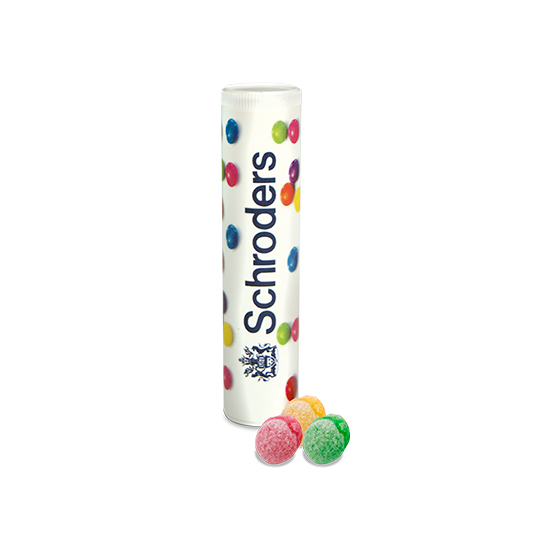 Tube with candies