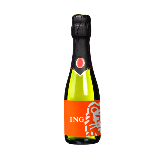 Botella de cava de 200 ml