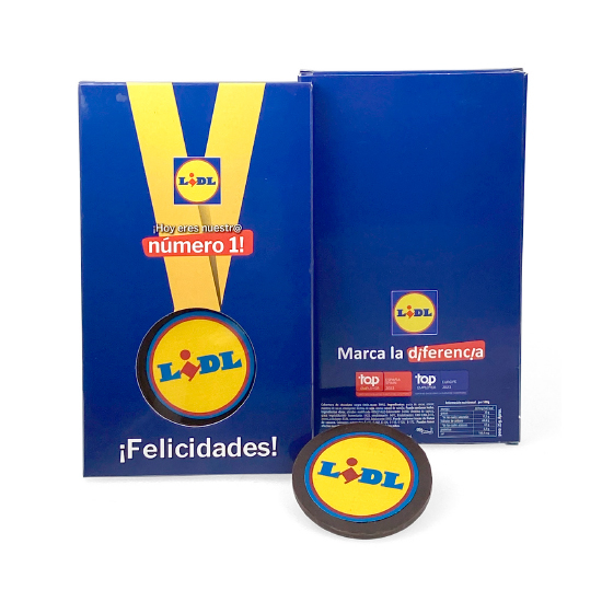 Medalla de chocolate
