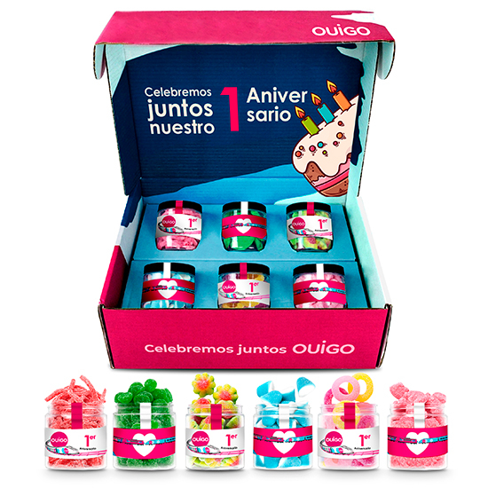 Pack carrito mediano cumpleaños + chuches Personalizados, Publicitarios y  Promocionales