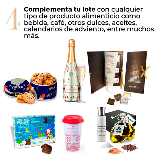 4-Escoja los complementos y regalos