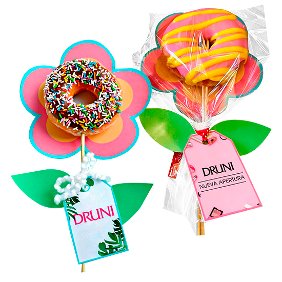 Ramo de flores de donut